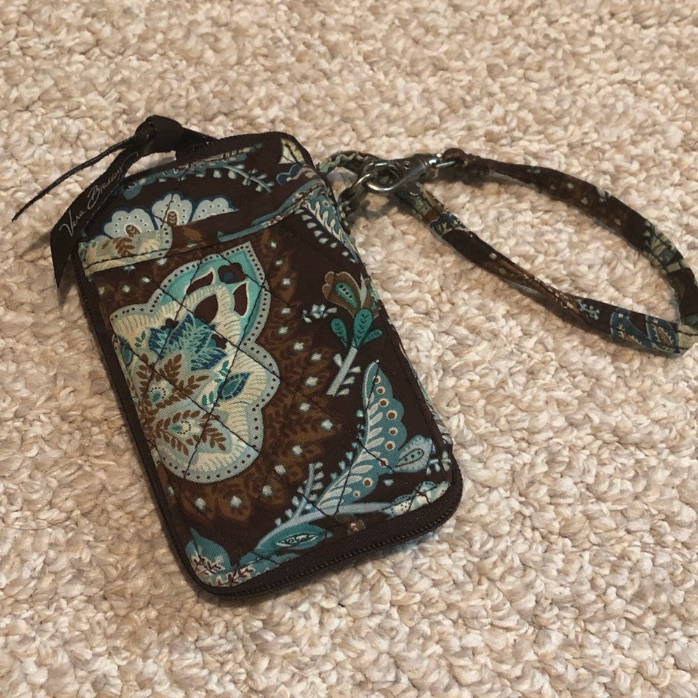 Vera Bradley wristlet in Java Blue